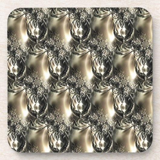 Gilded Pearls Getränkeuntersetzer (Vorderseite)