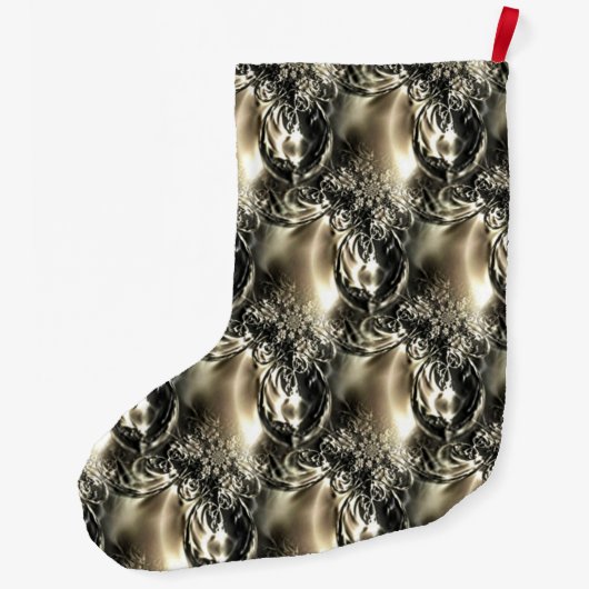 Gilded Pearls Großer Weihnachtsstrumpf (Rückseite)