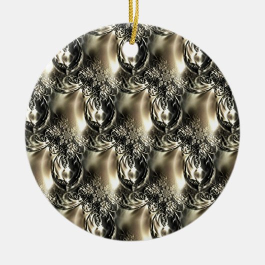Gilded Pearls Keramik Ornament (Vorne)