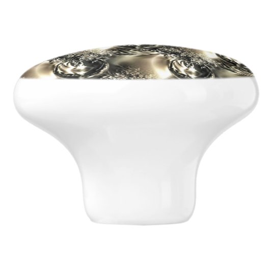 Gilded Pearls Keramikknauf (Seitenansicht)