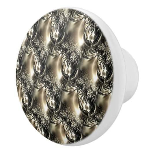 Gilded Pearls Keramikknauf (Rechts)