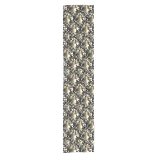 Gilded Pearls Kurzer Tischläufer (Vorderseite)