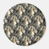 Gilded Pearls Magnet (Vorne)