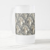 Gilded Pearls Mattglas Bierglas (Vorderseite Links)