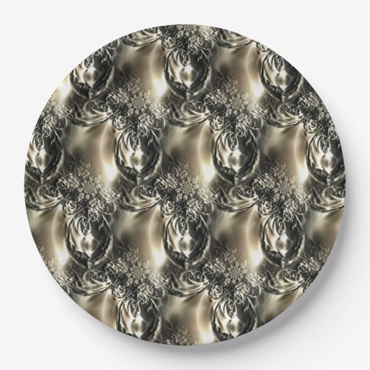 Gilded Pearls Pappteller (Vorderseite)
