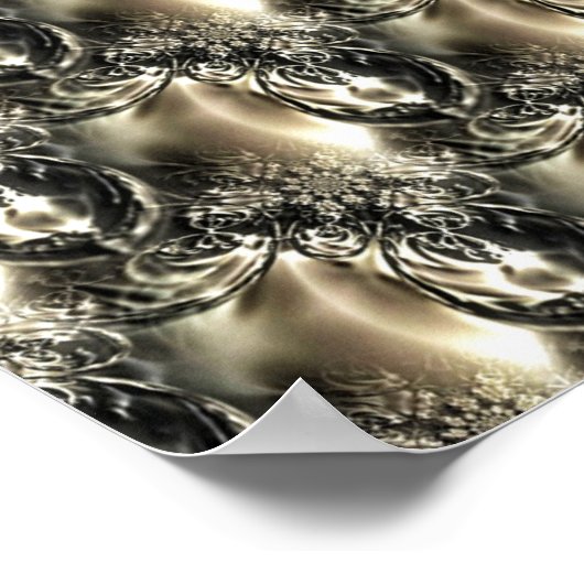 Gilded Pearls Poster (Ecke)