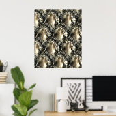 Gilded Pearls Poster (Heimbüro)