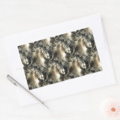 Gilded Pearls Rechteckiger Aufkleber (Umschlag)