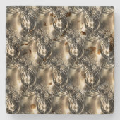 Gilded Pearls Steinuntersetzer (Vorderseite)