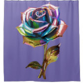 Gilded Petals Duschvorhang (Vorderseite)