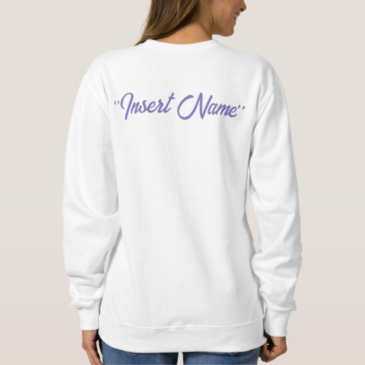 Gilded Petals Sweatshirt (Rückseite)