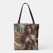 Gilded Pre-Raphaelite Woman 1 in Garden Tasche (Rückseite)