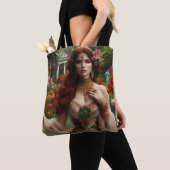 Gilded Pre-Raphaelite Woman 1 in Garden Tasche (Von Nahem)