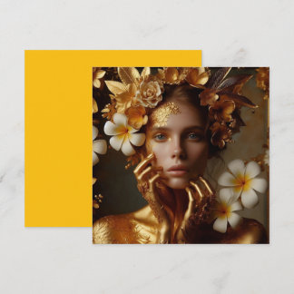 Gilded Pre-Raphaelite Woman 3