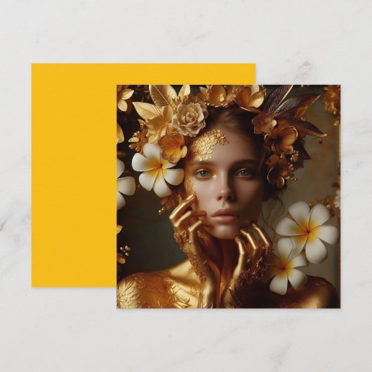 Gilded Pre-Raphaelite Woman 3 (Vorne/Hinten)