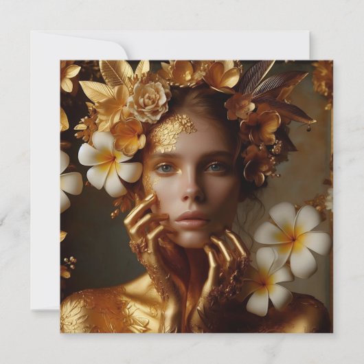 Gilded Pre-Raphaelite Woman 3 (Vorderseite)