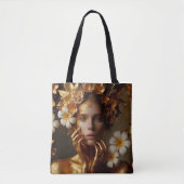 Gilded Pre-Raphaelite Woman 3 Tasche (Vorderseite)
