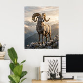 Gilded-Ram-Gipfel Poster (Heimbüro)