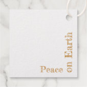 "Gilded Rentier Elegance" Geschenkanhänger (Rückseite)