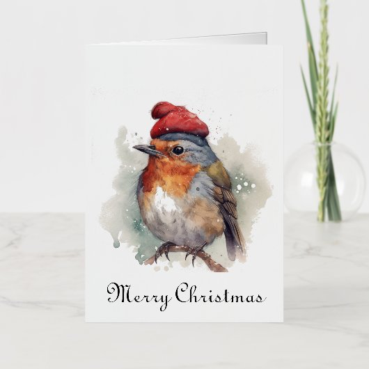 Gilded Robin Weihnachtskorrespondenz (Vorderseite)