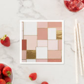 Gilded Rose Geometrie Serviette (Beispiel)