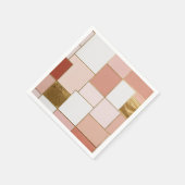 Gilded Rose Geometrie Serviette (Ecke)