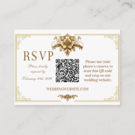 Gilded Royal UAWG QR Code Card Begleitkarte