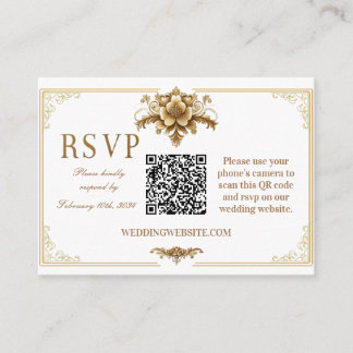 Gilded Royal UAWG QR Code Card Begleitkarte