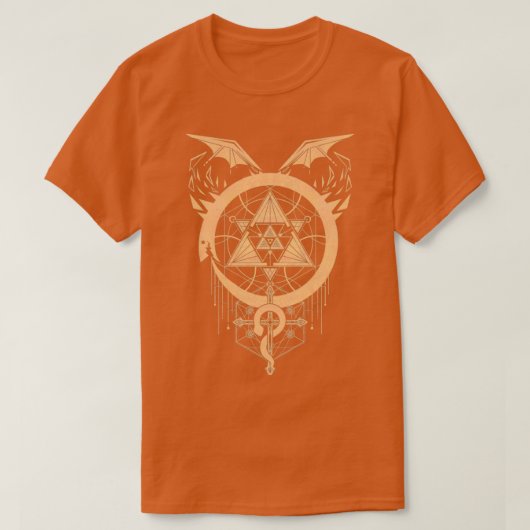 Gilded Snakes of Alchemy T-Shirt (Design vorne)