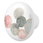 Gilded Spheres Keramikknauf (Rechts)