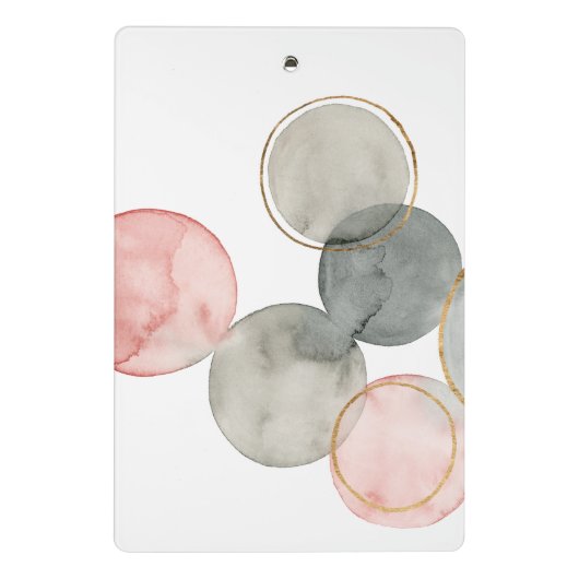 Gilded Spheres Mini Klemmbrett (Rückseite)