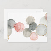 Gilded Spheres Postkarte (Vorne/Hinten)