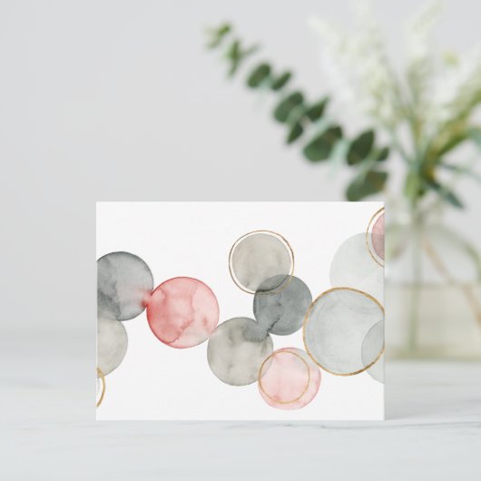 Gilded Spheres Postkarte (Stehend Vorderseite)