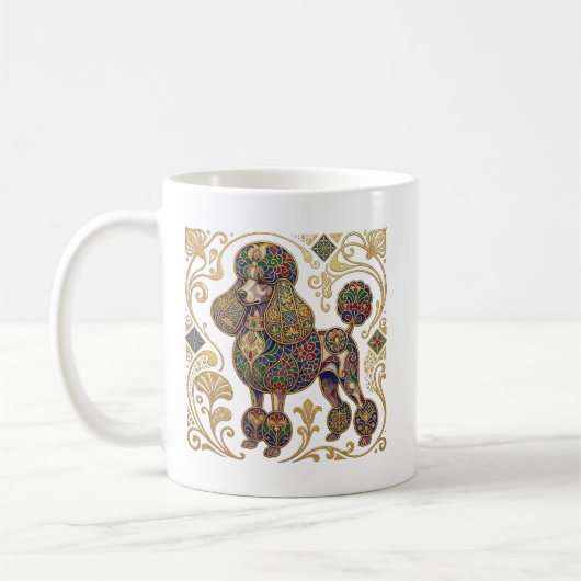 Gilded Splashes: Viennese Secession Poodle Kaffeetasse (Links)