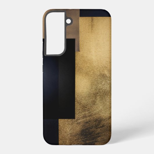 Gilded Stillness — Modern Abstract Samsung Galaxy Hülle (Rückseite)