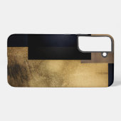 Gilded Stillness — Modern Abstract Samsung Galaxy Hülle (Rückseite (Horizontal))