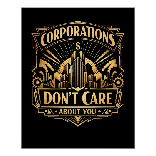 Gilded Towers of Greed Poster (Vorderseite)