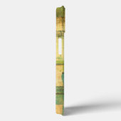 Gilded Turquoise and Green Abstract Painting Case-Mate iPhone Hülle (Rückseite / Rechts)