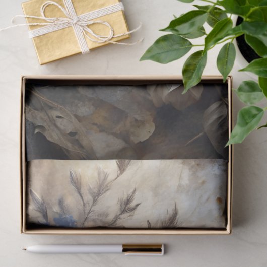 Gilded Twilight Flora Decoupage Seidenpapier (Geschenk)