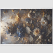 Gilded Twilight Flora Decoupage Seidenpapier (Vorderseite)