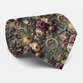 Gilded Unease - Gothic Viktorianisch Krawatte (Gerollt)