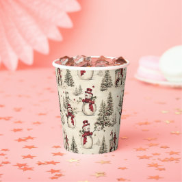 Gilded Weihnachten Trimmings: Festlich Pappbecher