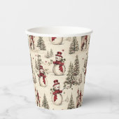 Gilded Weihnachten Trimmings: Festlich Pappbecher (Vorderseite)