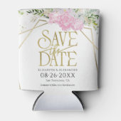Gilded Wildblume Spring Wedding Save the Date Dosenkühler (Vorderseite)
