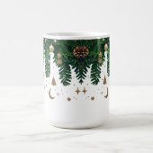 Gilded Winter Foliage Combo Mug - Premium Green Kaffeetasse (Mittel)