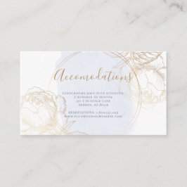 Gildengoldene Rose für Staubblau Begleitkarte