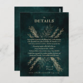 Gildenweidendetails-Gehäuse Postkarte (Vorne/Hinten)