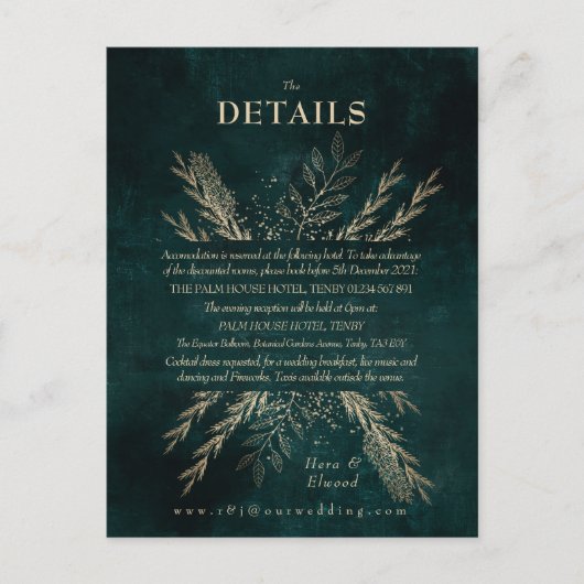 Gildenweidendetails-Gehäuse Postkarte (Vorderseite)