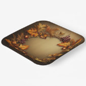 Gildete Schätze des Herbstes: Ernte des Todes Pappteller (Gewinkelt)