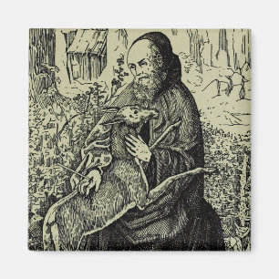 Giles der Einsiedler Magnet